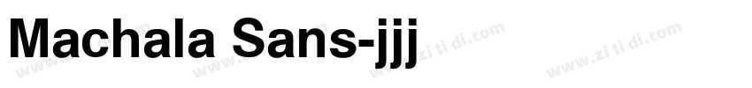 Machala Sans字体转换